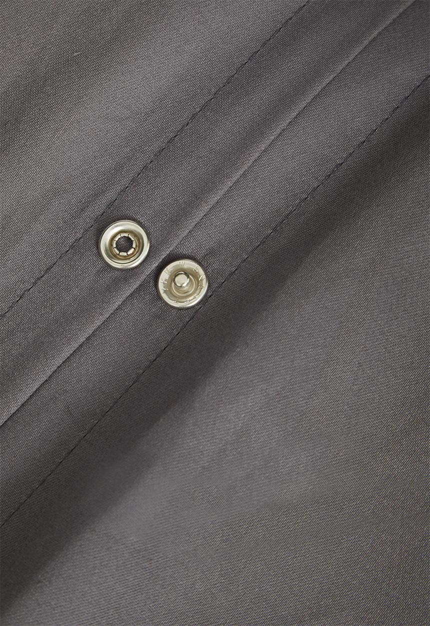 Sheraton Textiles - 400tc Egyptian Cotton straight stitch duvet cover set - charcoal 
