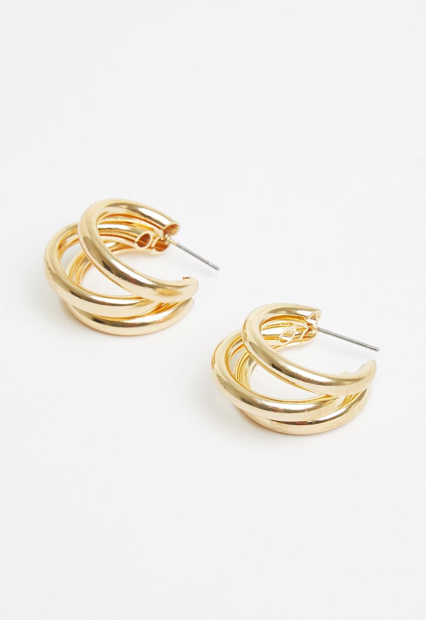 Superbalist - Lynn hoop earrings - gold