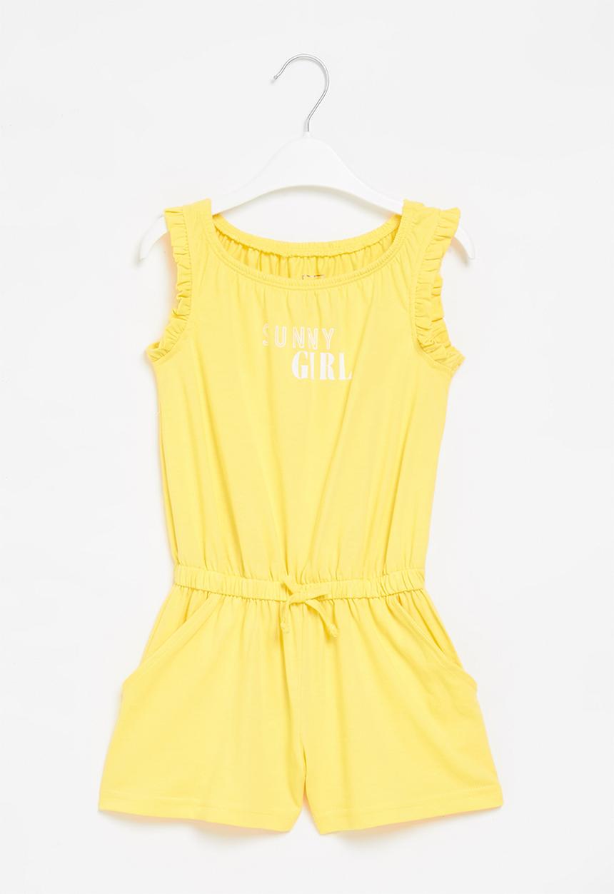 Pop Candy - Playsuit - lemon yellow