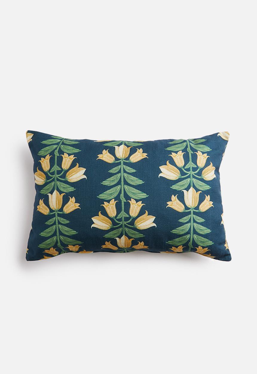 Hertex Fabrics - High tea cushion cover - indigo spruce