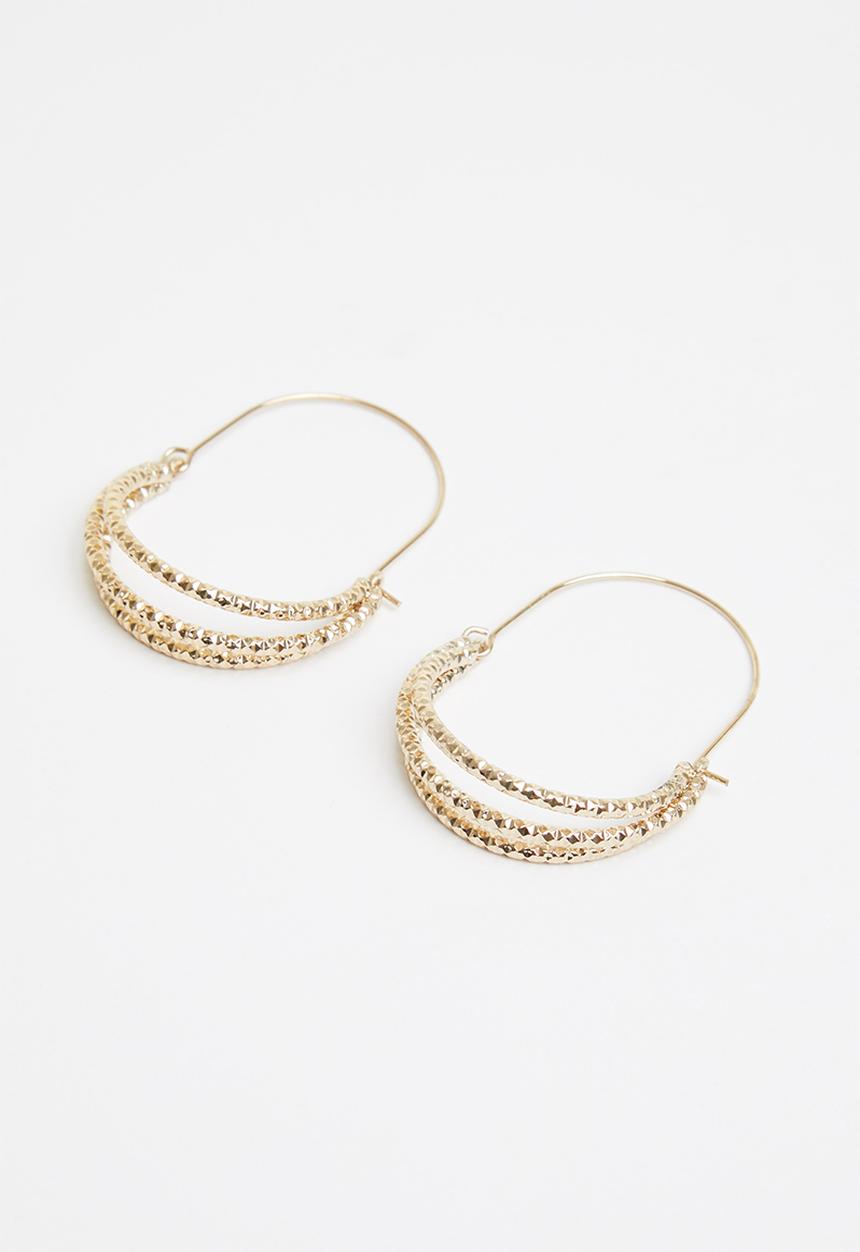 Superbalist - Ella hoop earrings - gold 