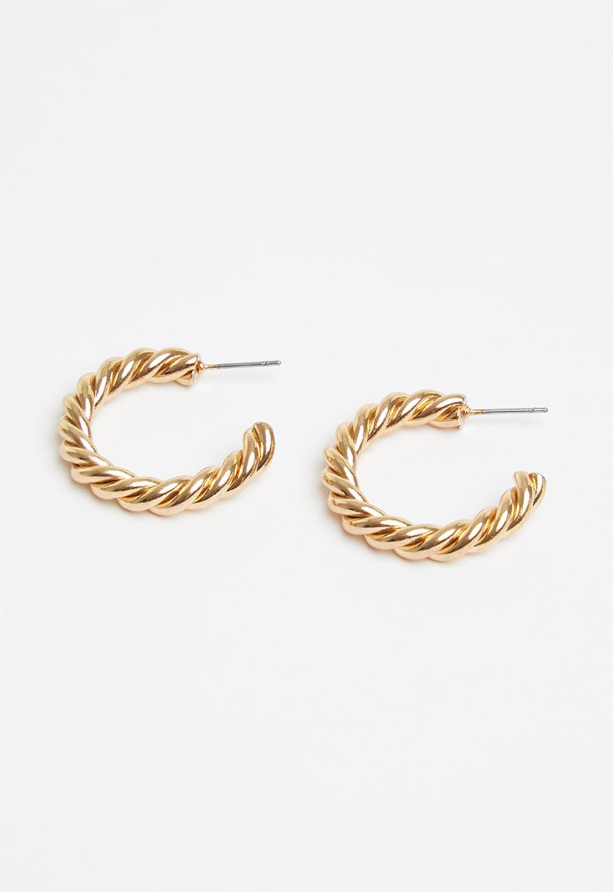 Superbalist - Gia hoop earrings - gold