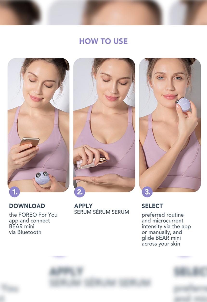 FOREO Sweden - BEAR™ Facelift Mini - Pearl Pink