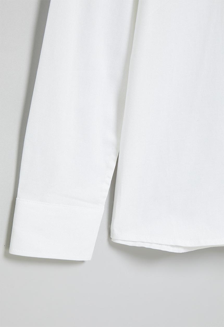 POLO - Boys classic long sleeve shirt - white