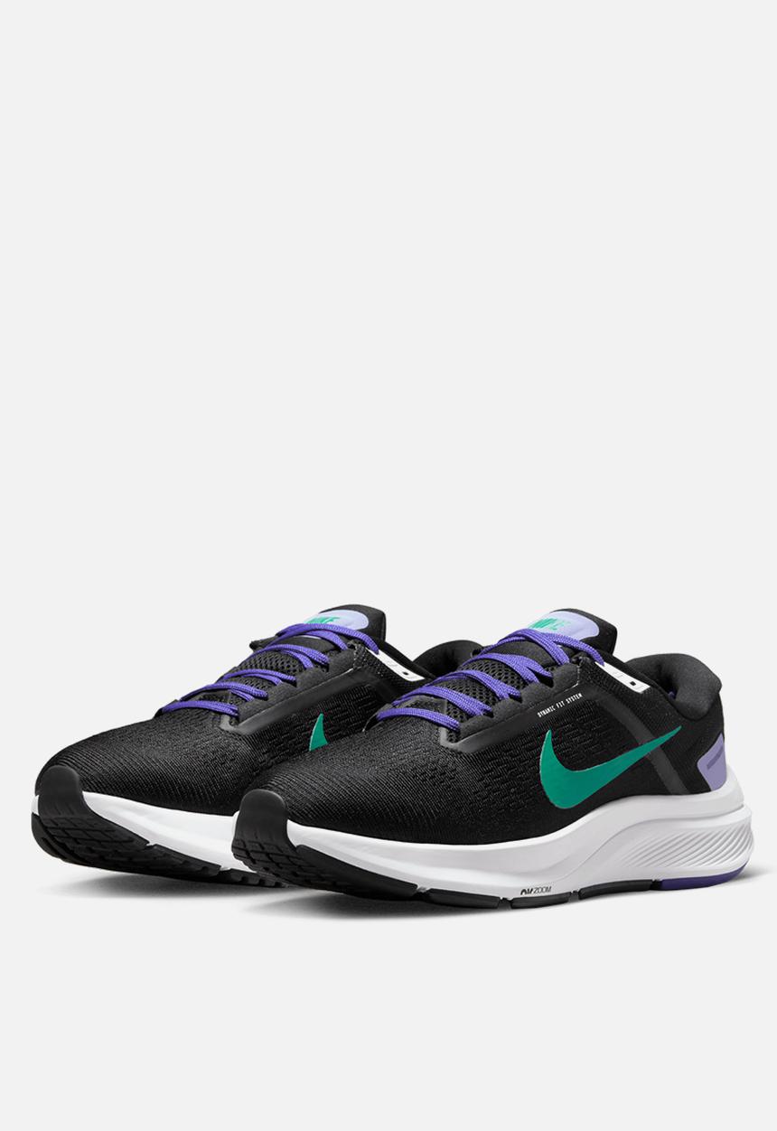 Nike - Nike air zoom structure 24 - black/neptune green-lapis-light thistle
