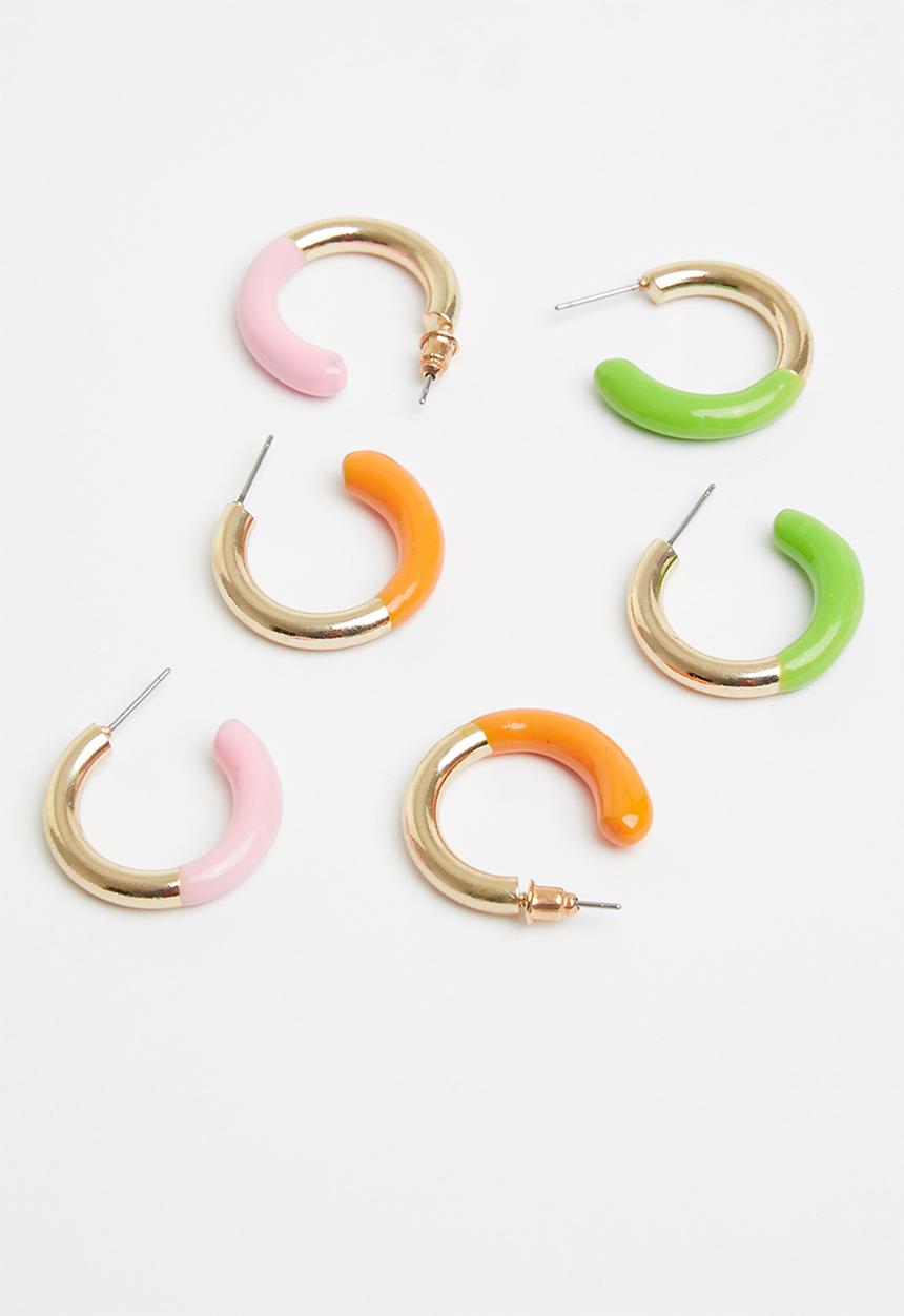 Superbalist - Maggie hoop earrings - multi