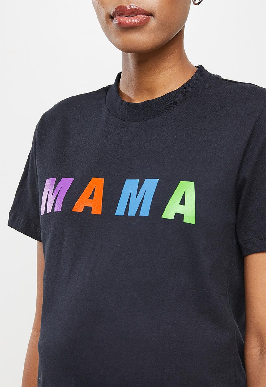Superbalist - Maternity slogan/graphic tee - black
