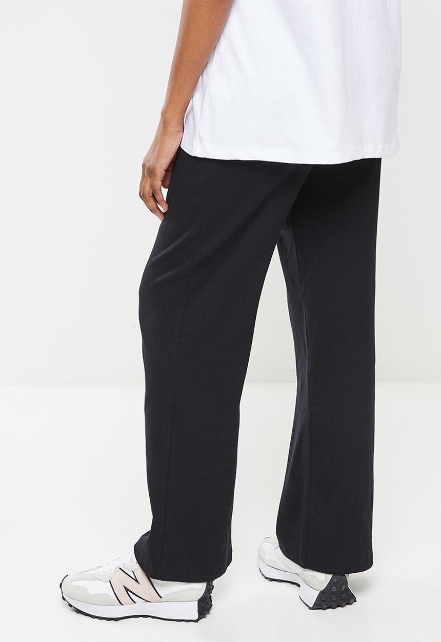 Superbalist - Maternity rib wide leg - black