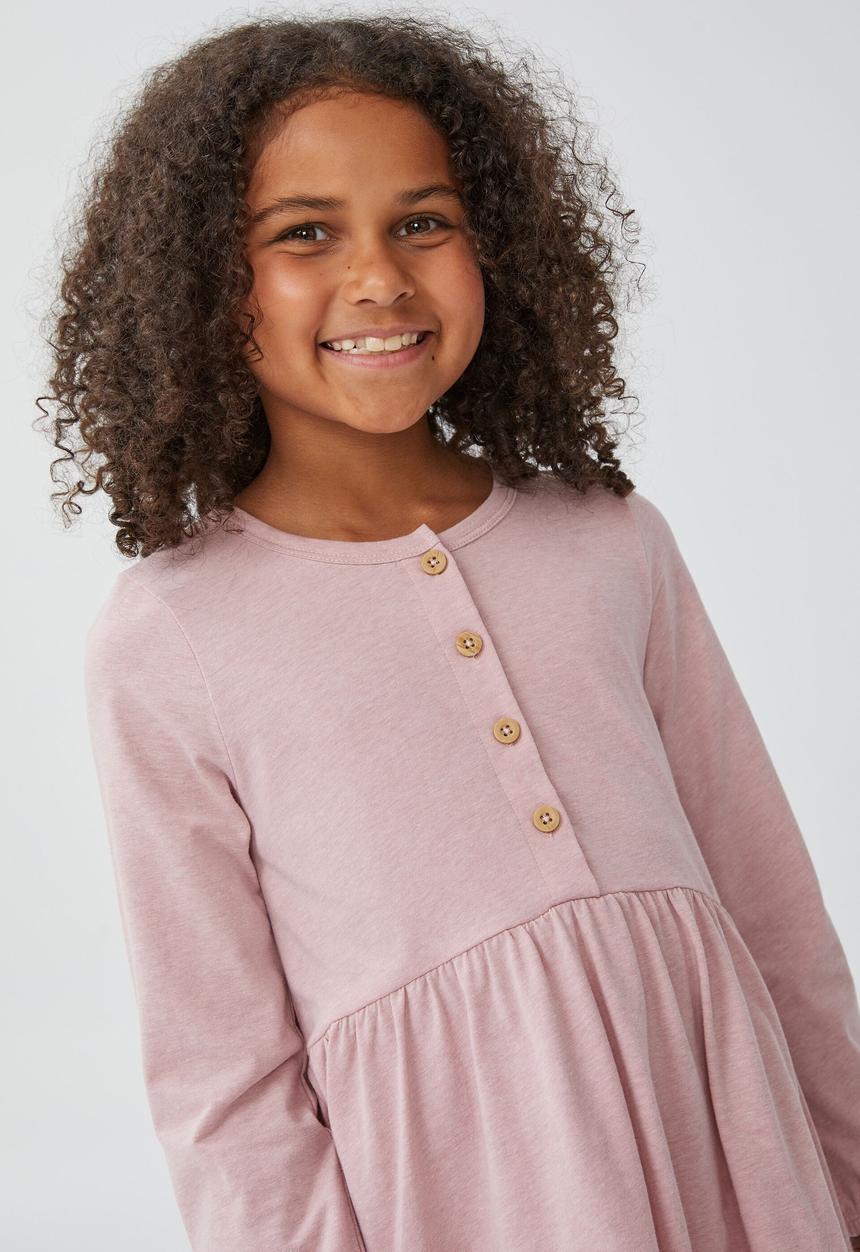 Cotton On - Payton long sleeve dress - zephyr