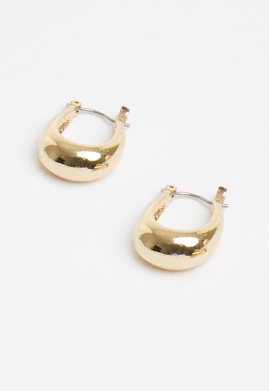 Superbalist - Addy hoop earrings - gold