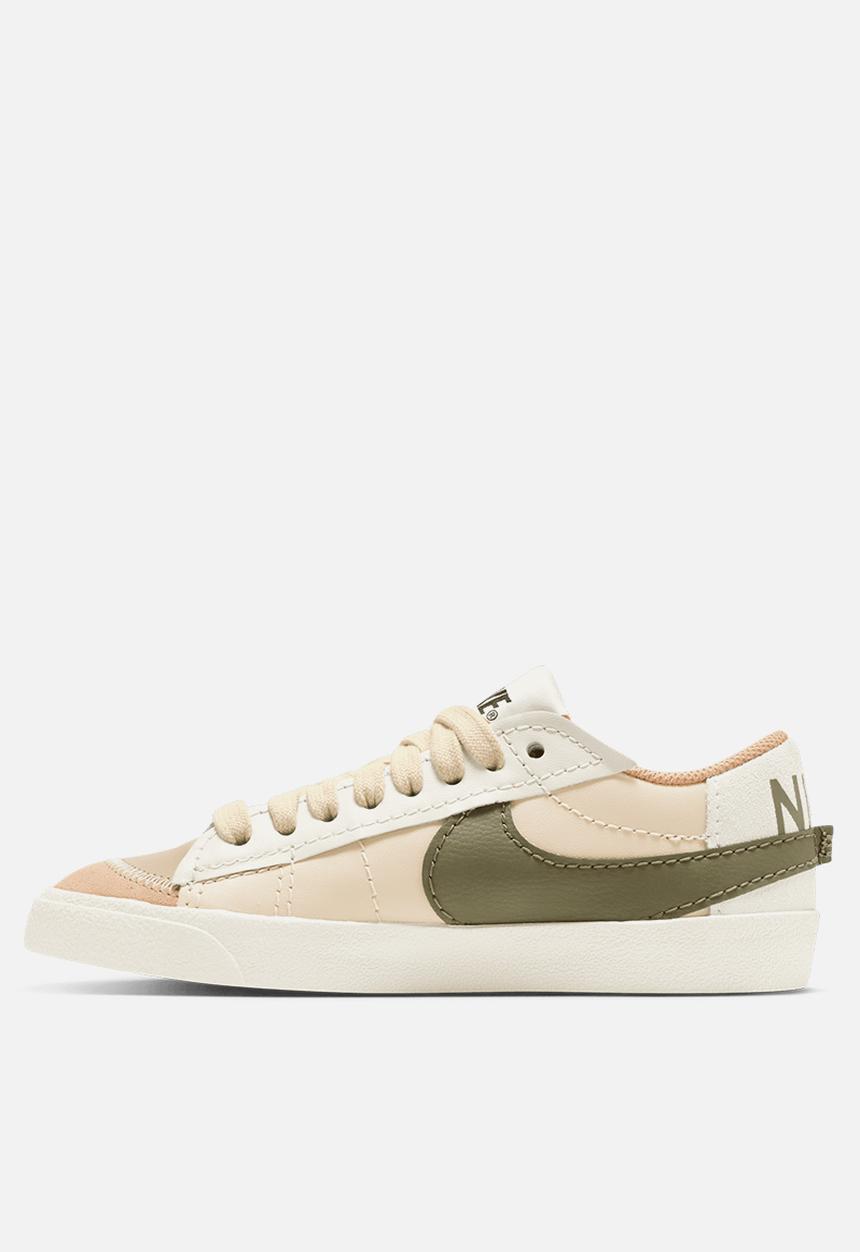 Nike - Nike blazer low '77 jumbo - sanddrift/medium olive-light silver