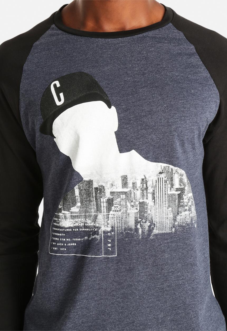 Jack & Jones - Label Crew Tee
