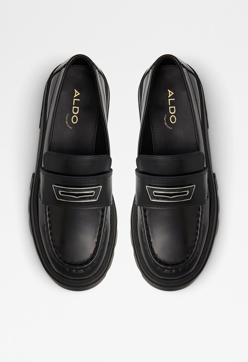ALDO - Grandwalk leather loafer - black