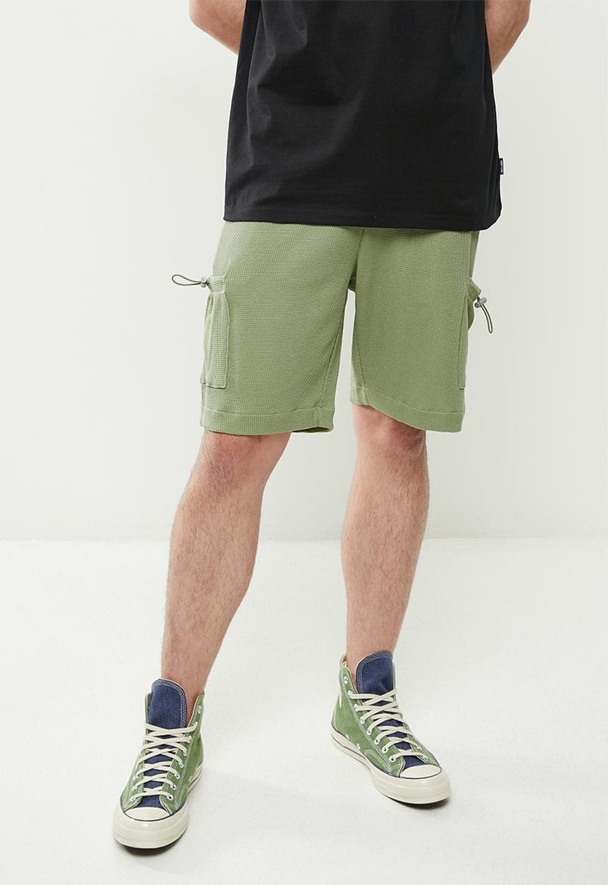 Only & Sons - Onsalf reg sweatshorts - oil green
