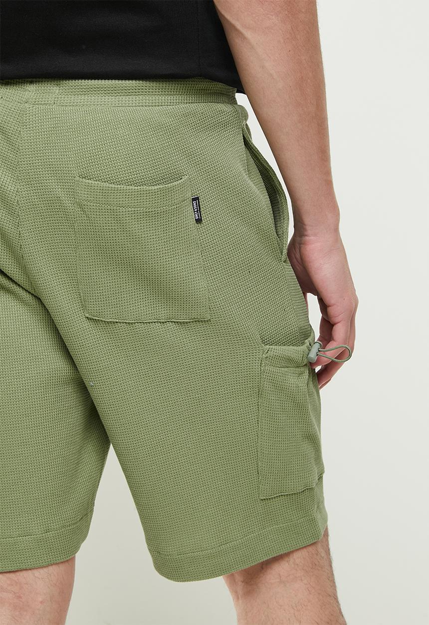Only & Sons - Onsalf reg sweatshorts - oil green