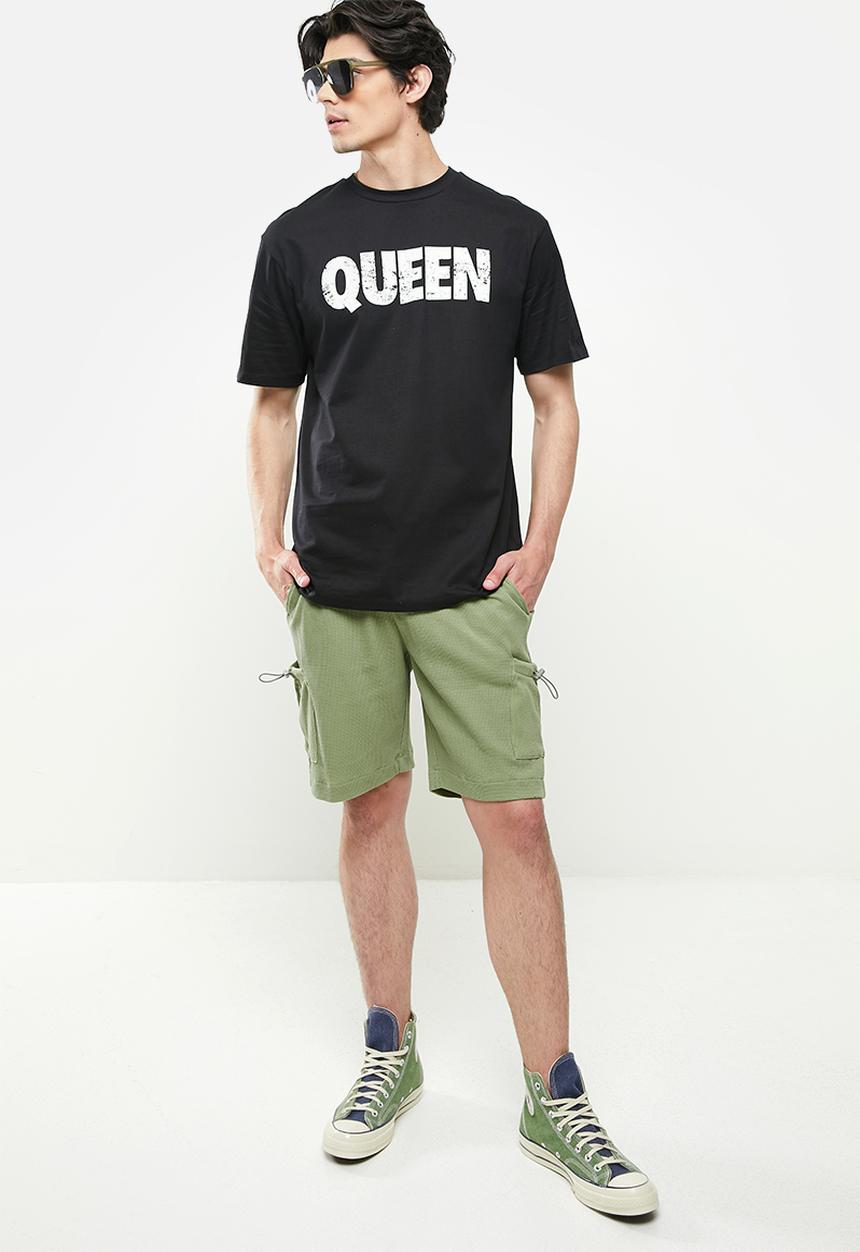Only & Sons - Onsalf reg sweatshorts - oil green