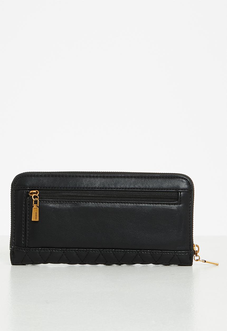 GUESS - Katey slg large zip around - black 