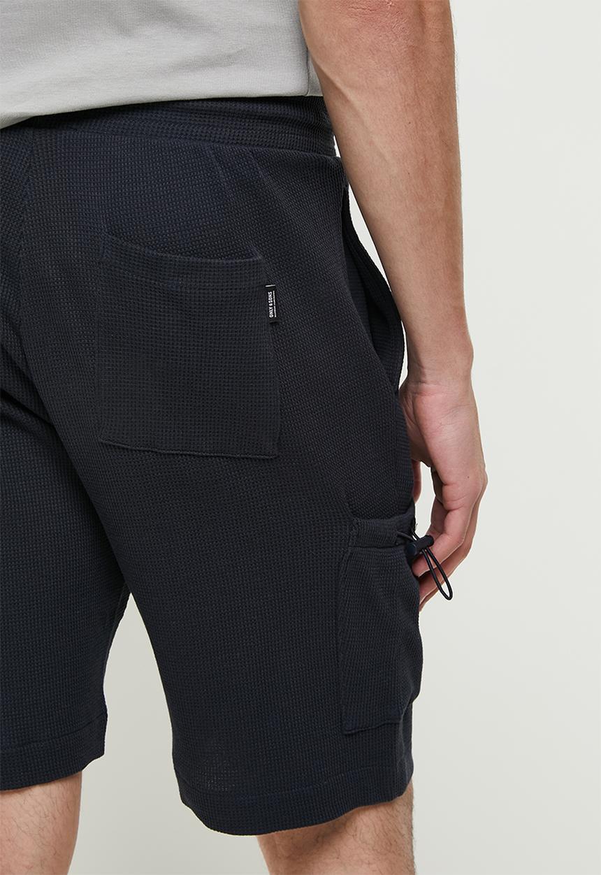 Only & Sons - Onsalf reg sweatshorts - dark navy