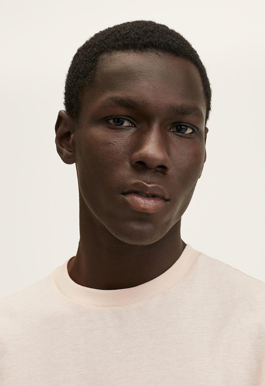 MANGO - Cherlo sustainable cotton basic T-shirt - neutral