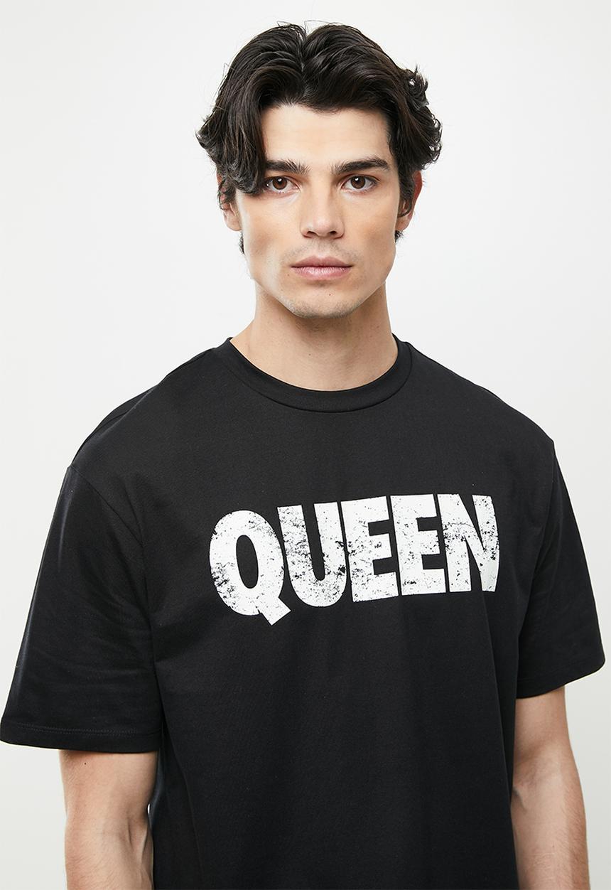 Only & Sons - Onsqueen rlx short sleeve tee - black