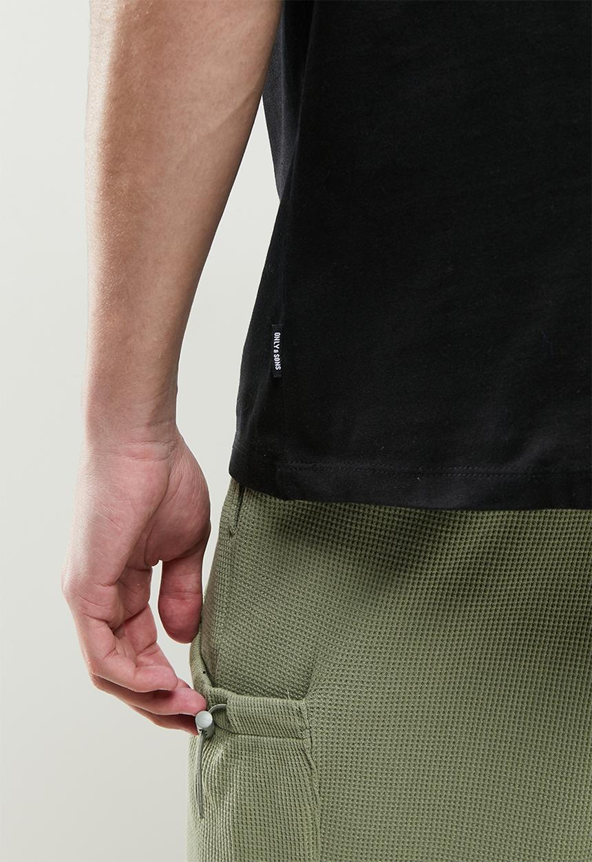 Only & Sons - Onsqueen rlx short sleeve tee - black