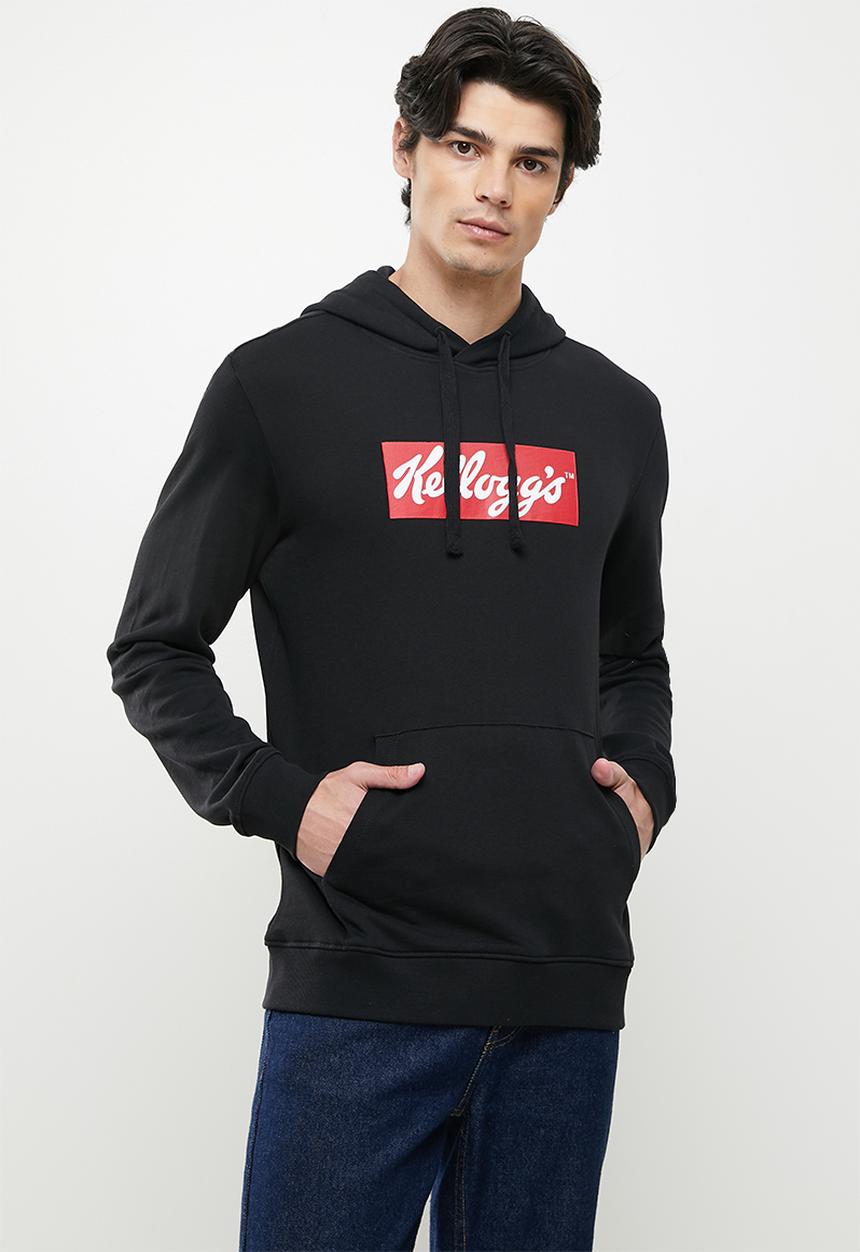 Only & Sons - Onskelloggs reg hoodie sweat - black