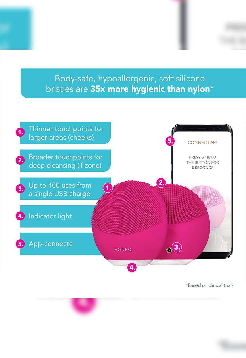 FOREO Sweden - LUNA™ 3 Mini - Fuchsia
