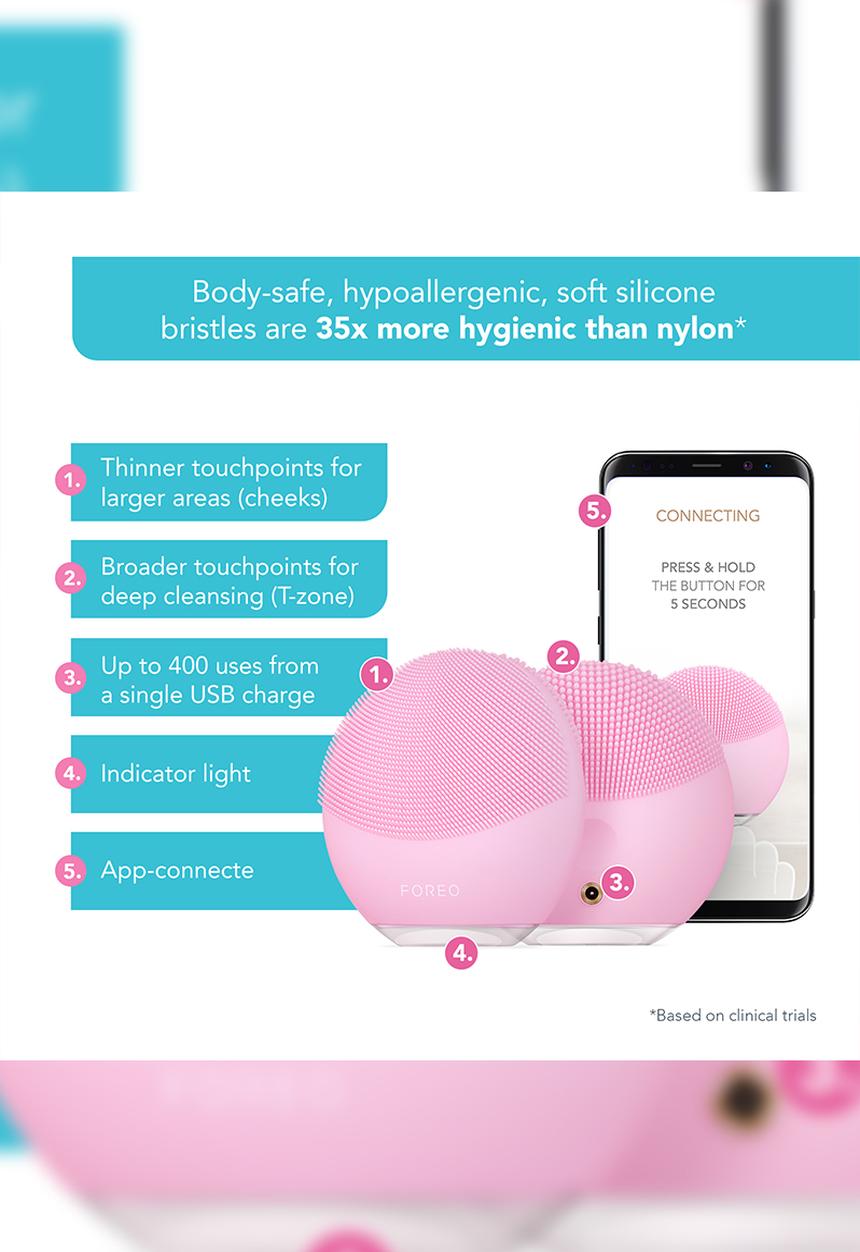 FOREO Sweden - LUNA™ 3 Mini - Pearl Pink
