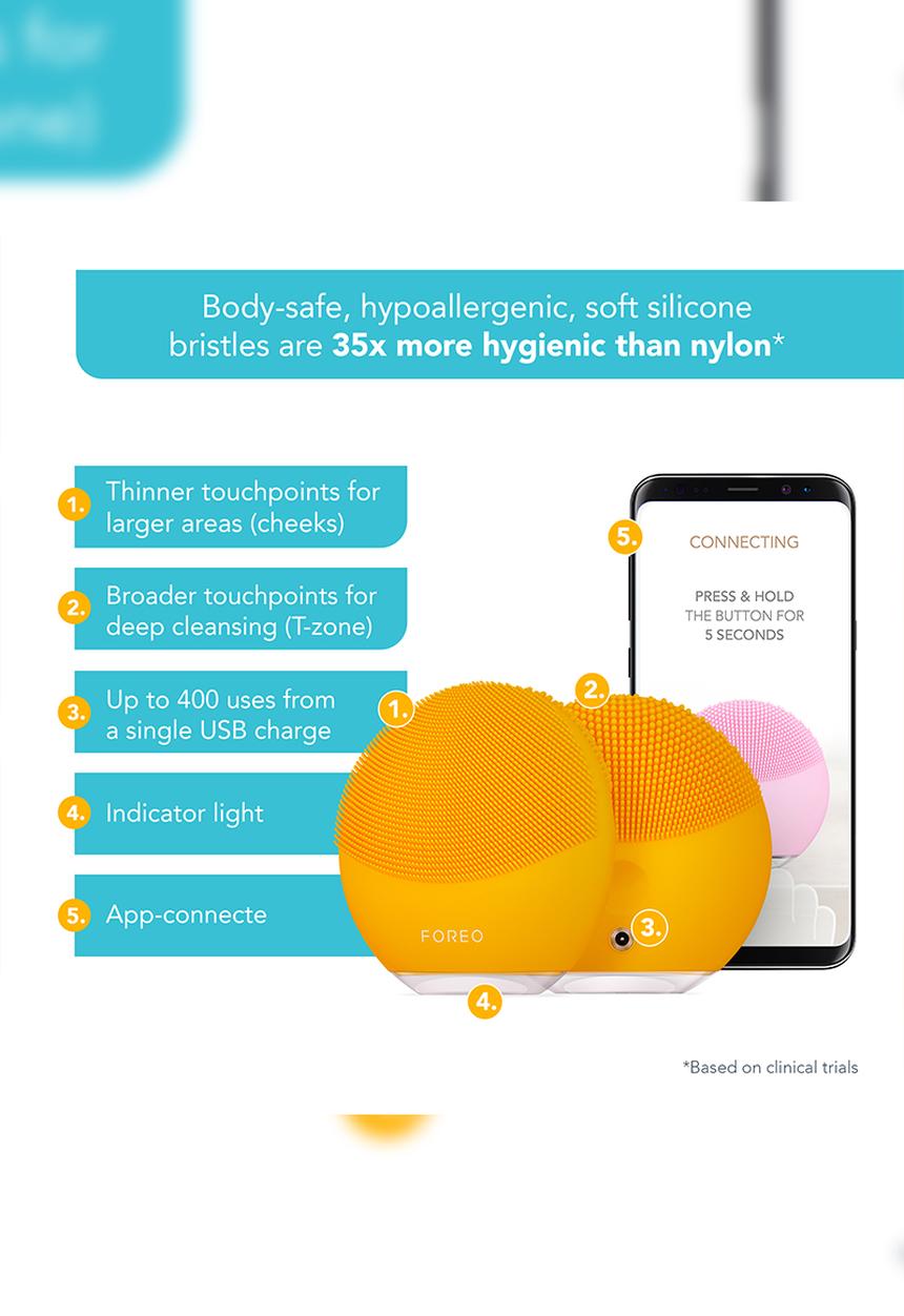 FOREO Sweden - LUNA™ 3 Mini - Sunflower Yellow