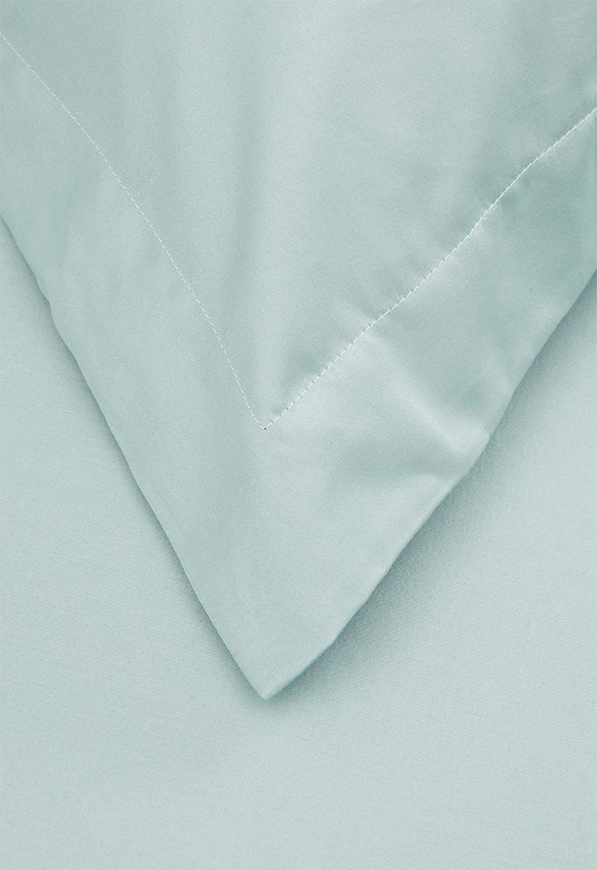Sheraton Textiles - 400tc Egyptian cotton straight stitch pillowcase - duck egg 