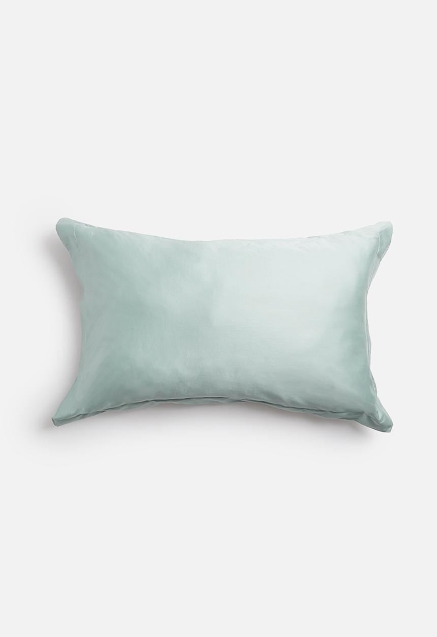 Sheraton Textiles - 400tc Egyptian cotton straight stitch pillowcase - duck egg 