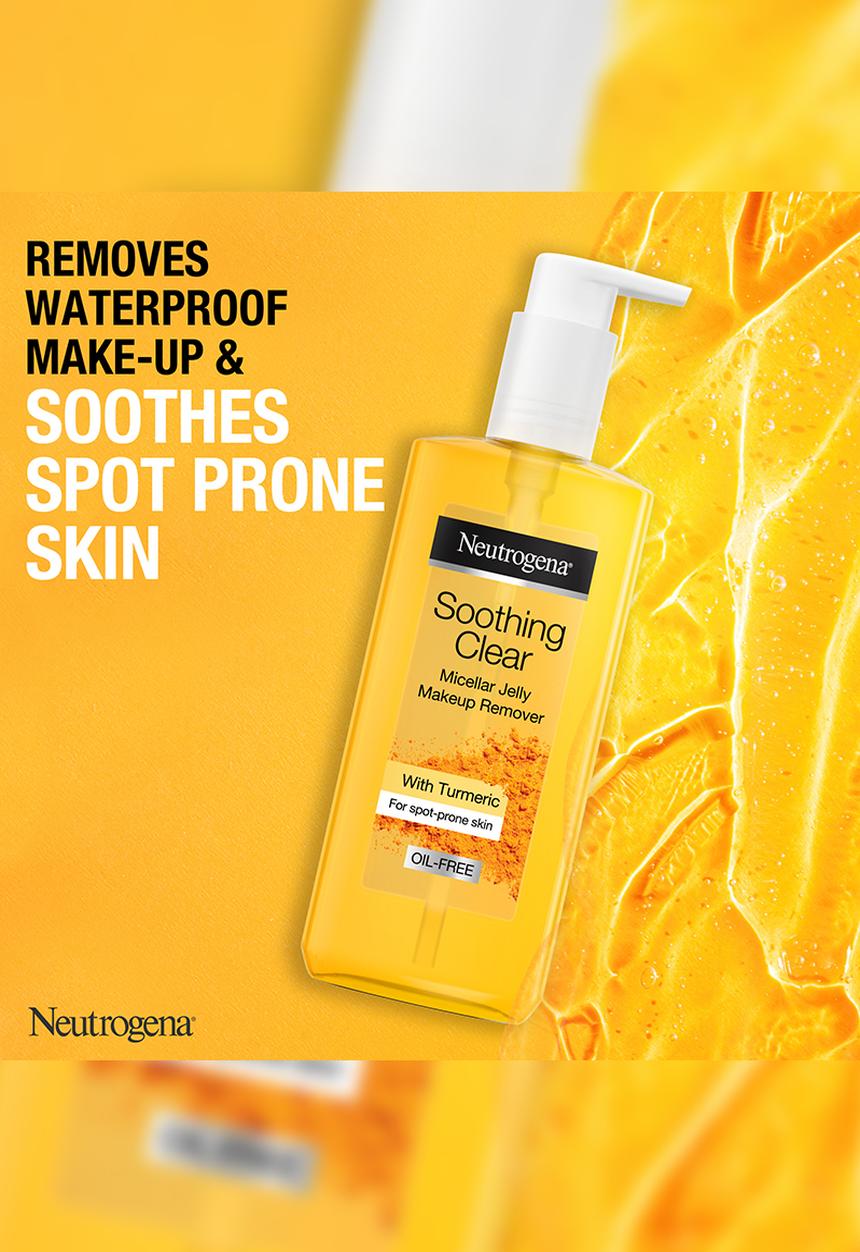 Neutrogena - Soothing Clear Micellar Jelly Makeup Remover
