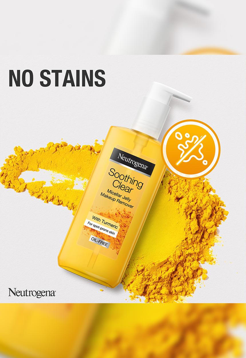 Neutrogena - Soothing Clear Micellar Jelly Makeup Remover