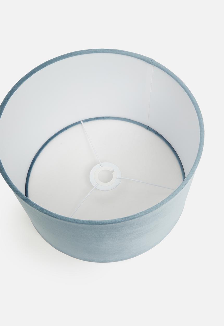 Sixth Floor - Velvet lampshade - blue