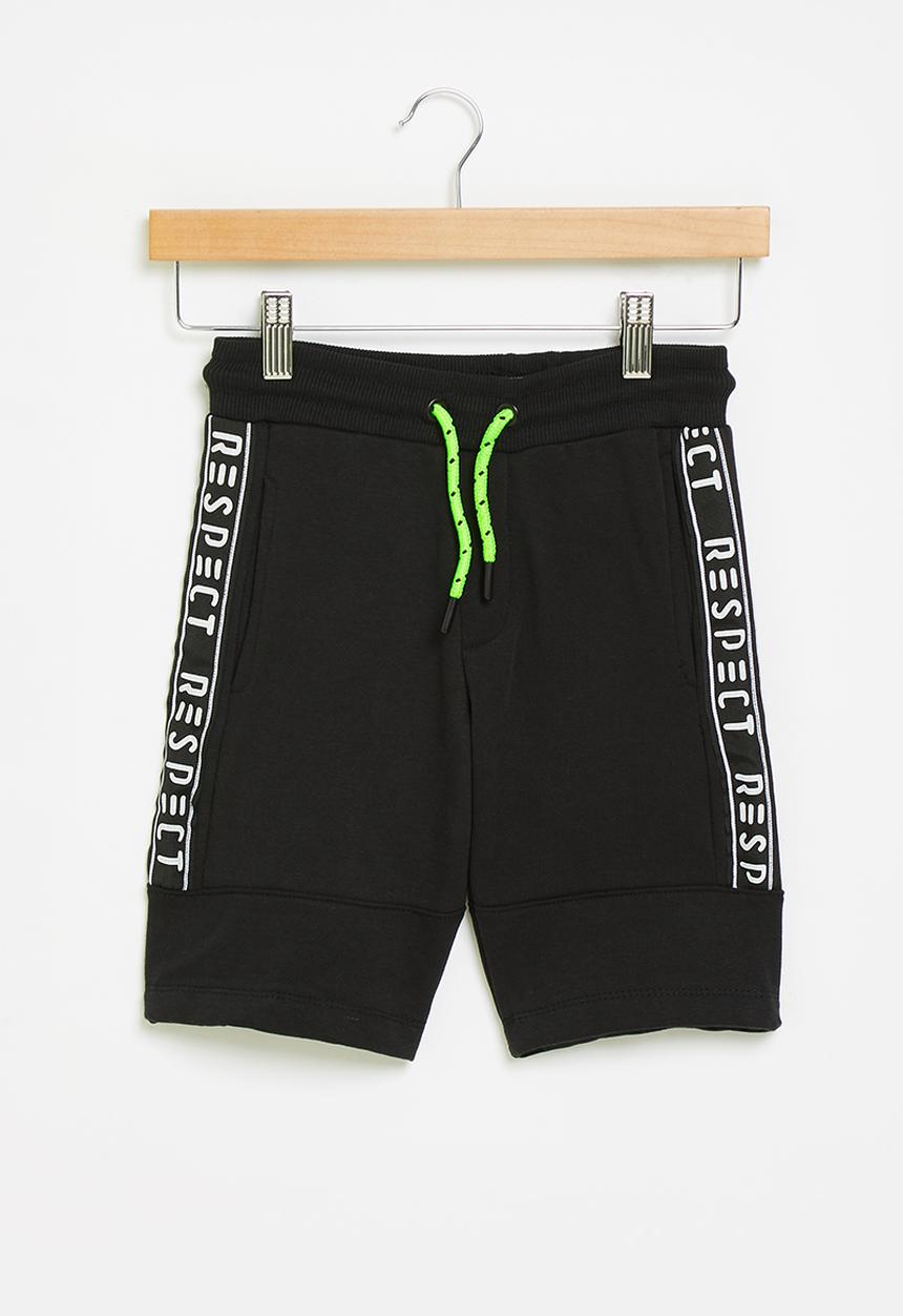 MINOTI - Respect fleece short - black