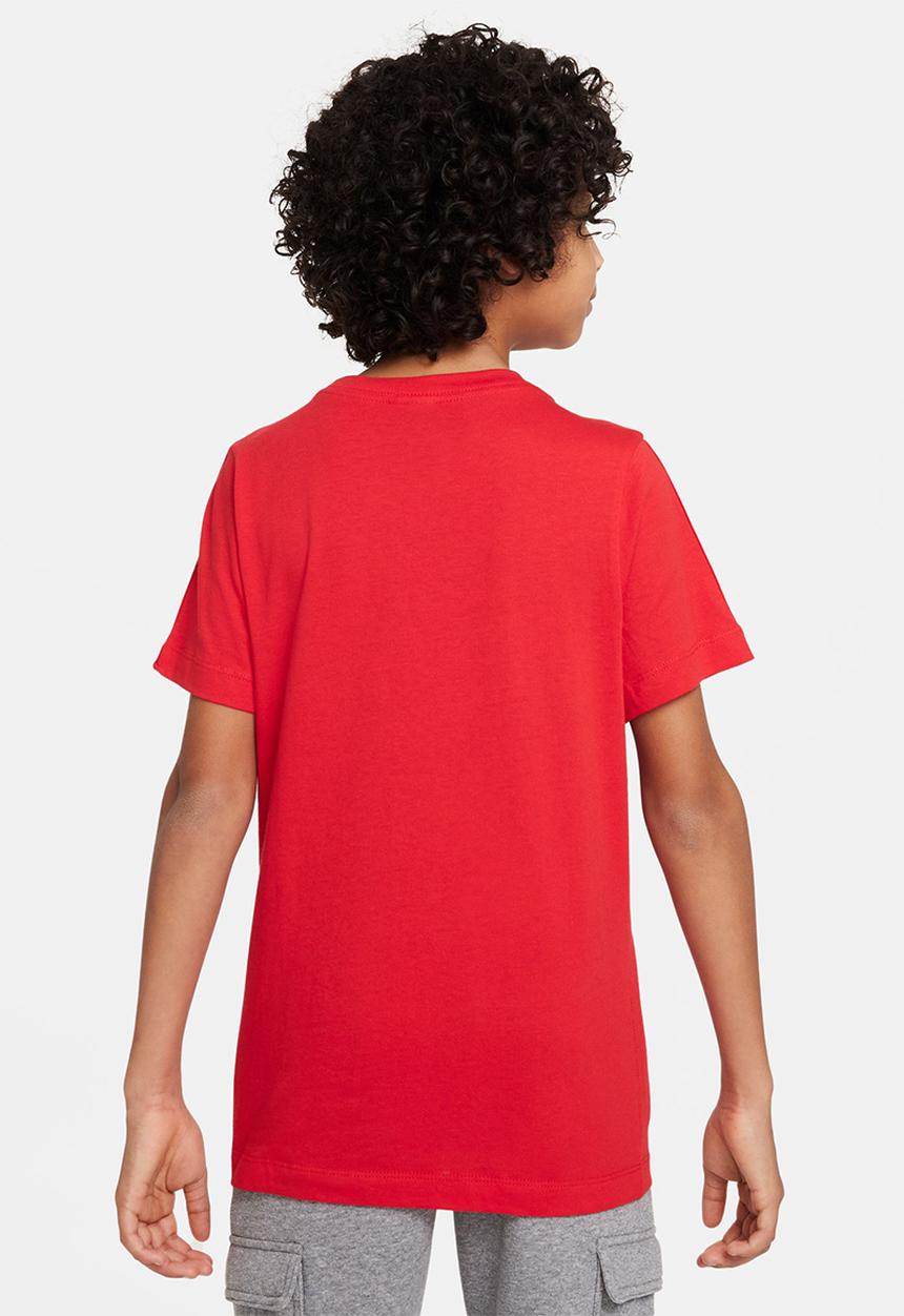 Nike - B nsw repeat short sleeve tee - university red/midnight navy