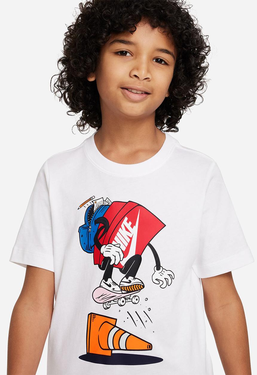Nike - B nsw tee boxy patch 2 fa22 - white