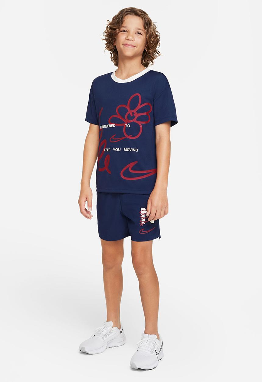 Nike - B nk df perf select short sleeve top - multi