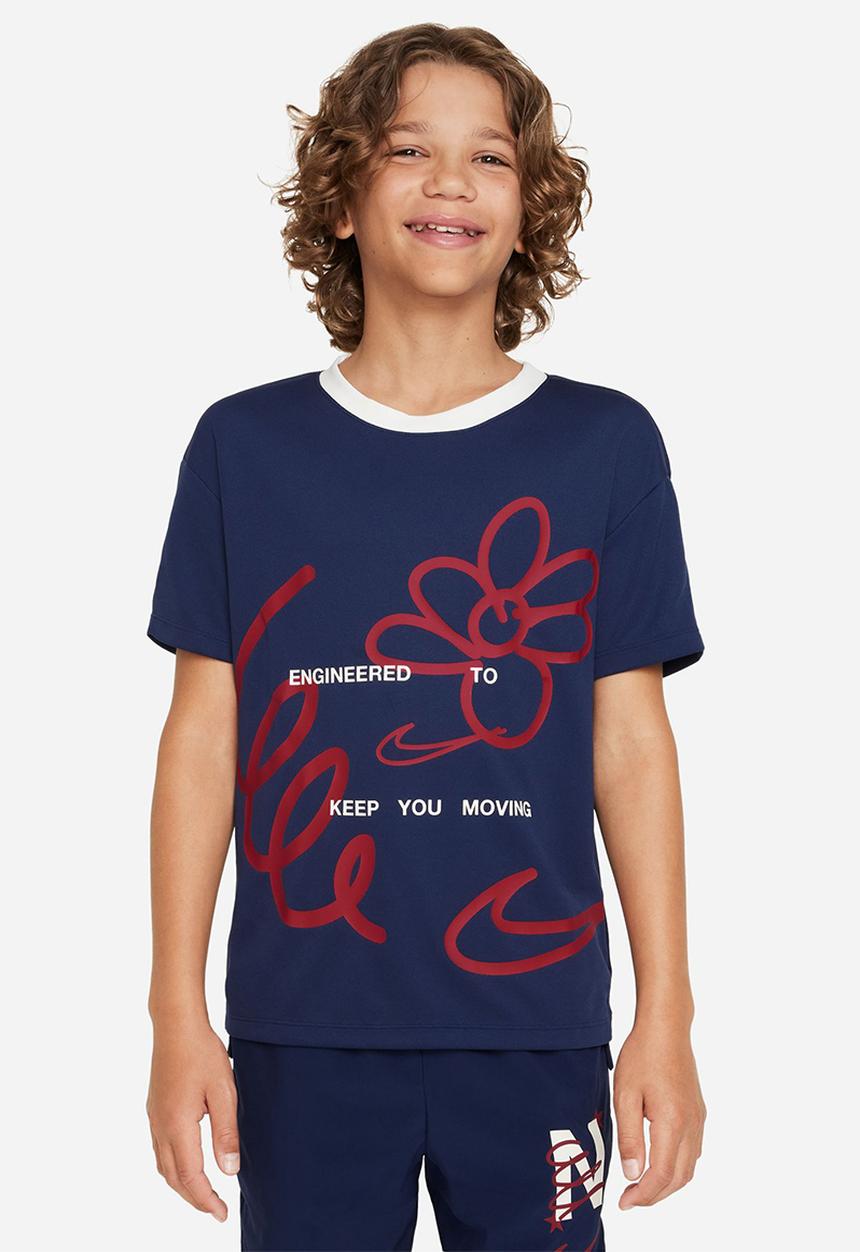 Nike - B nk df perf select short sleeve top - multi