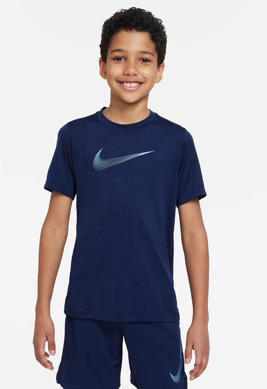 Nike - B nk df hbr short sleeve top - midnight navy