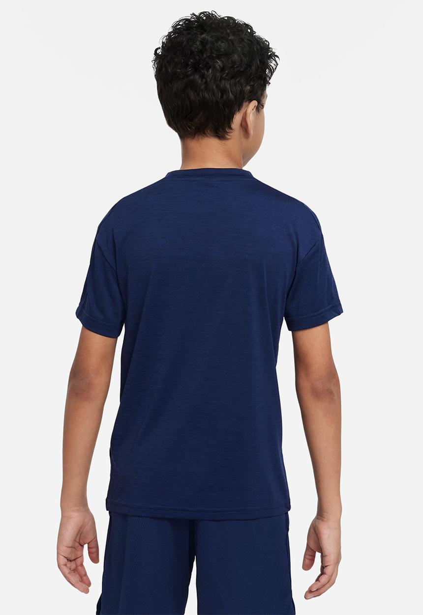 Nike - B nk df hbr short sleeve top - midnight navy