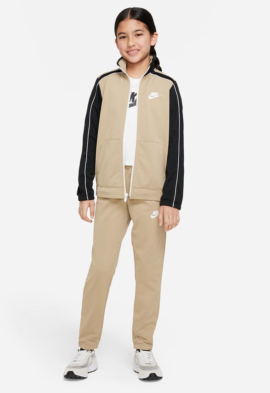 Nike - K nsw futura poly cuff ts - khaki & white
