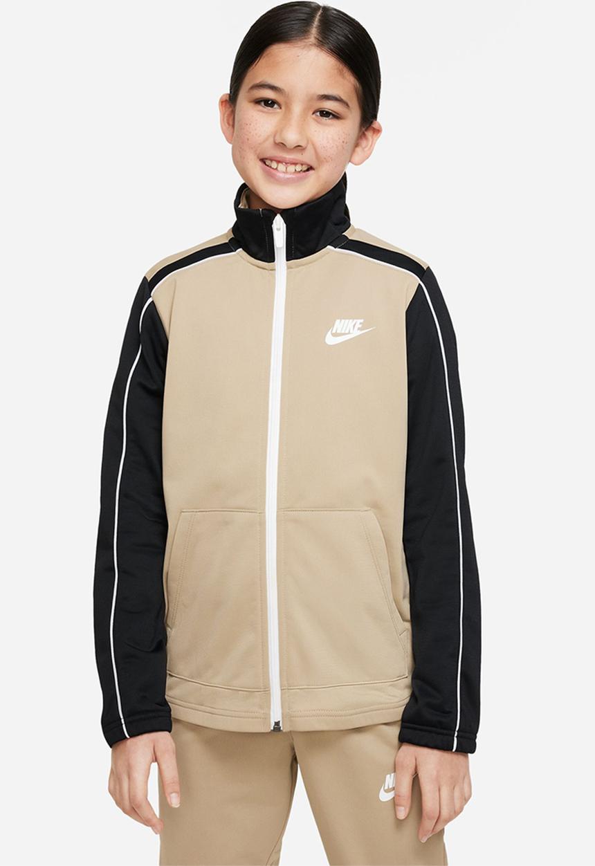 Nike - K nsw futura poly cuff ts - khaki & white