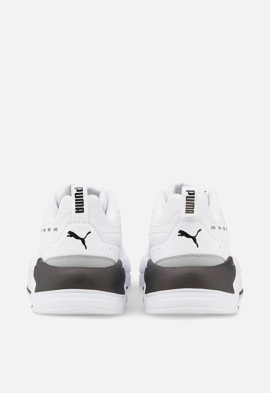 PUMA - X-ray² square signature - puma white-puma white-puma black-harbor mist