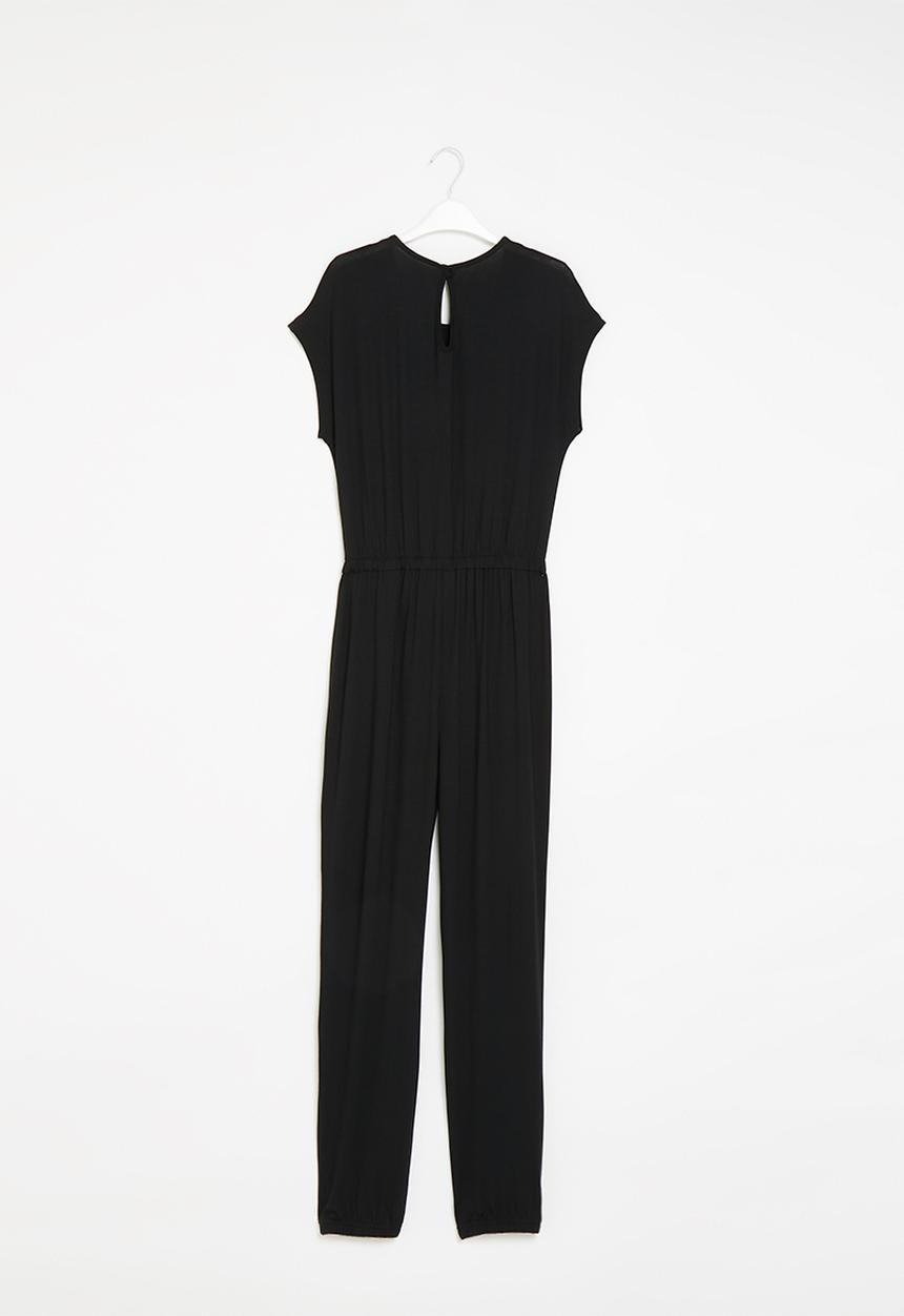 Rebel Republic - Girls printed jumpsuit - black
