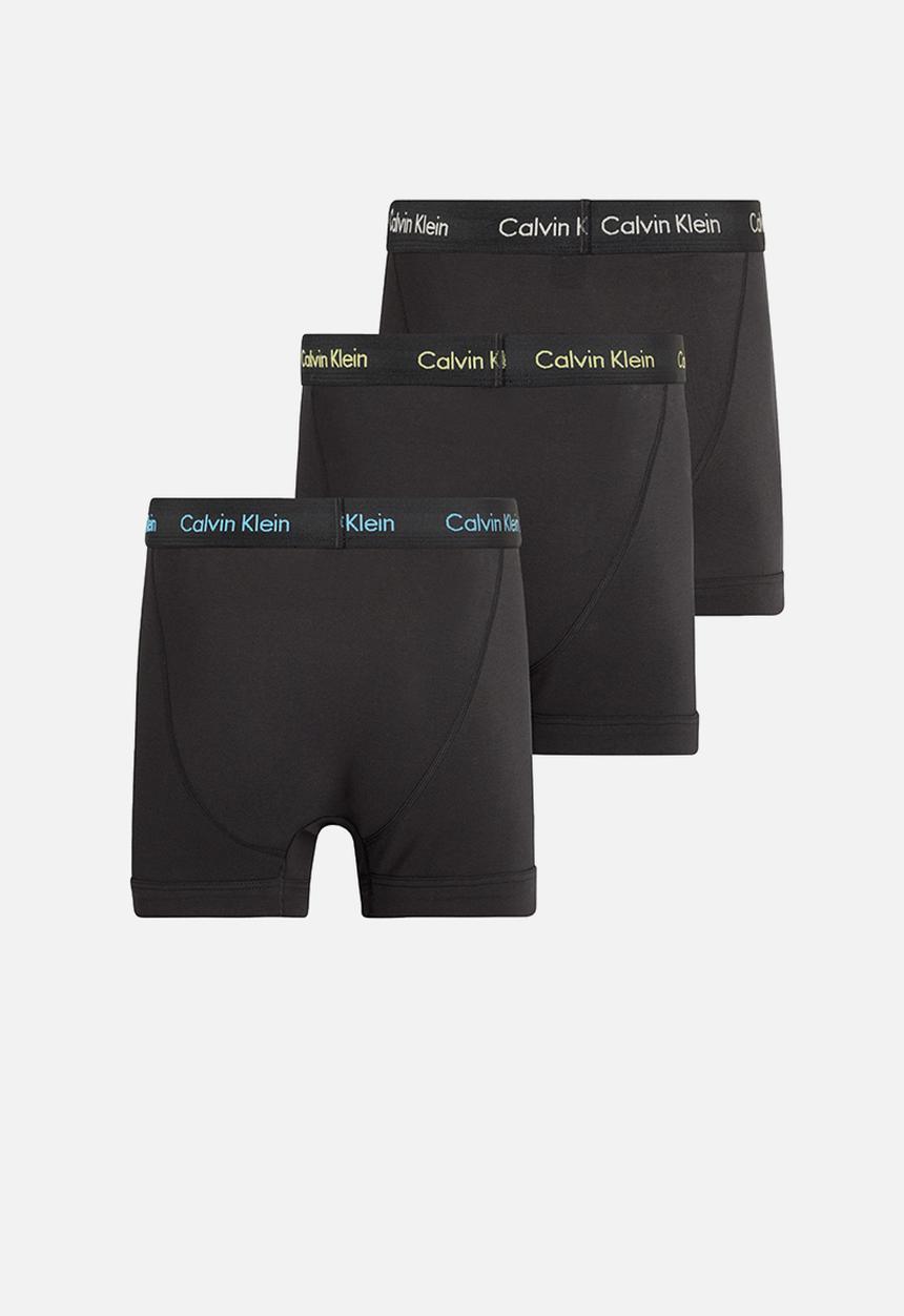 Calvin Klein - Trunk 3 pack - ocean storm/lime/signature blue