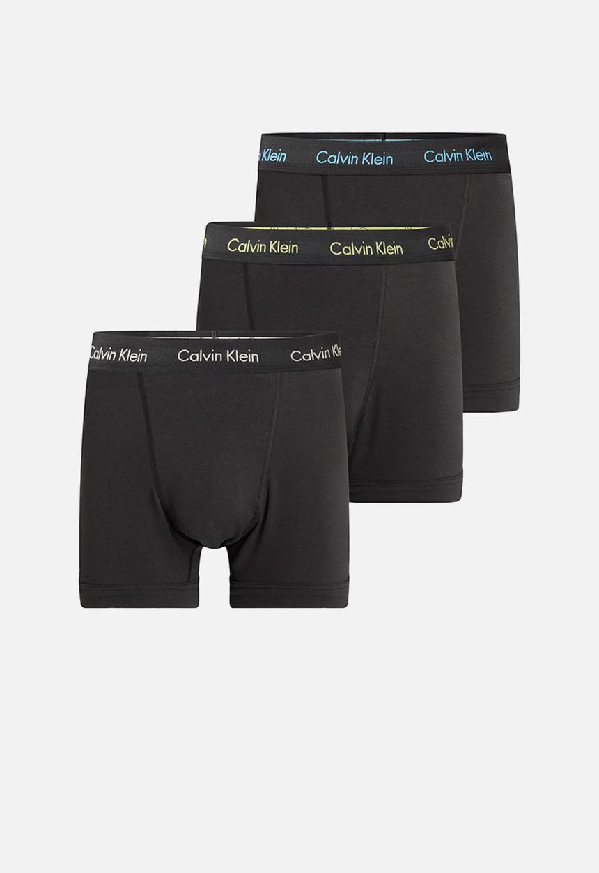 Calvin Klein - Trunk 3 pack - ocean storm/lime/signature blue