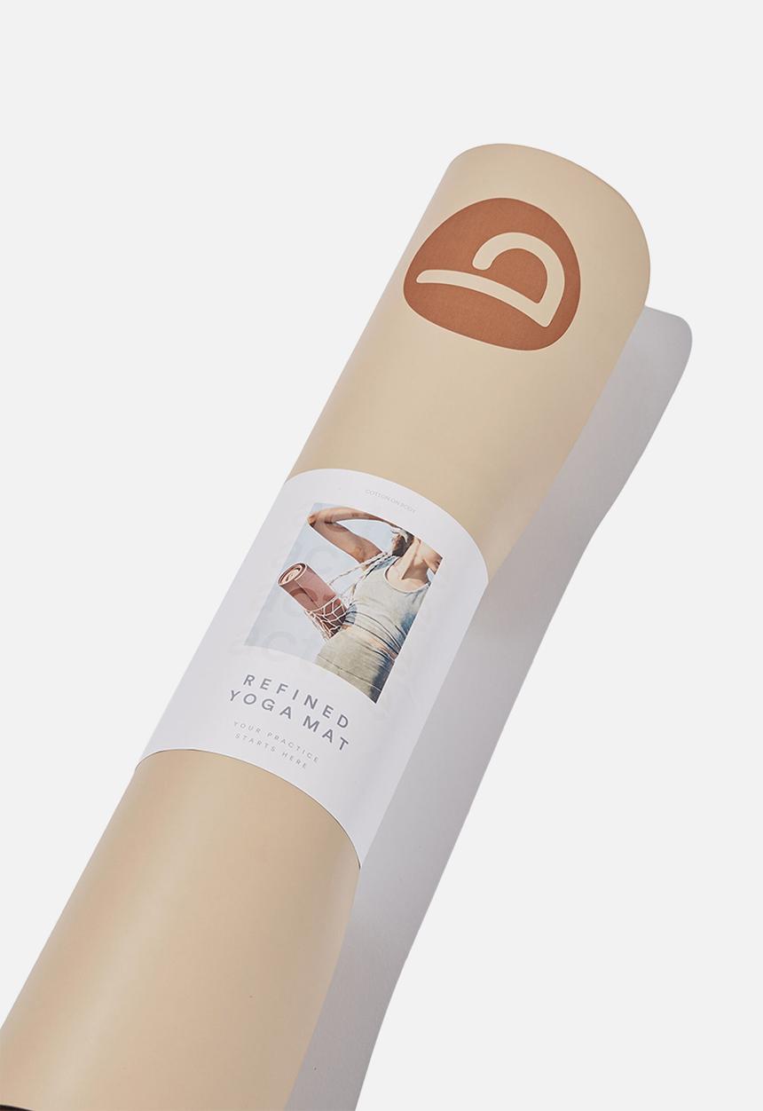 Cotton On - Refined yoga mat - sesame