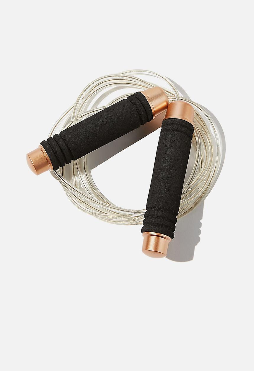 Cotton On - Sky high skipping rope - black