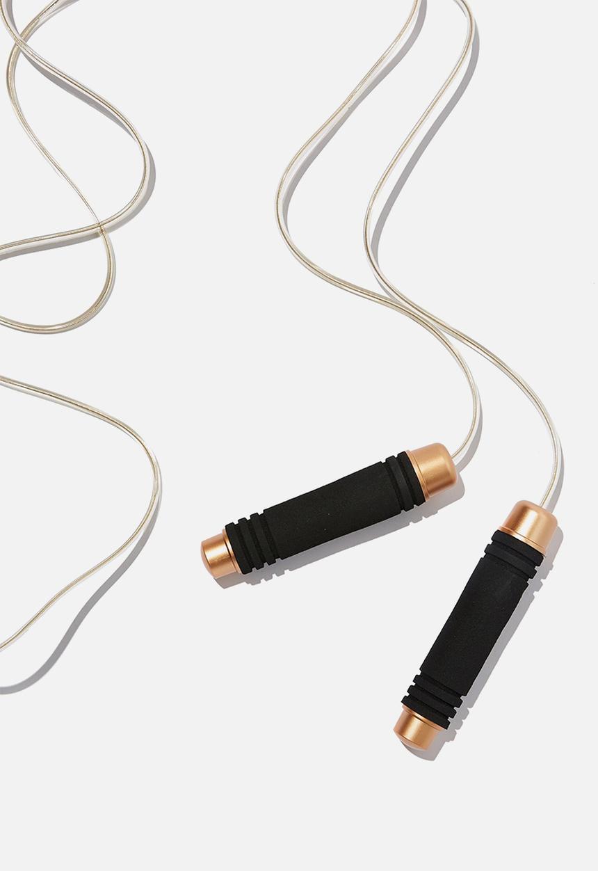 Cotton On - Sky high skipping rope - black